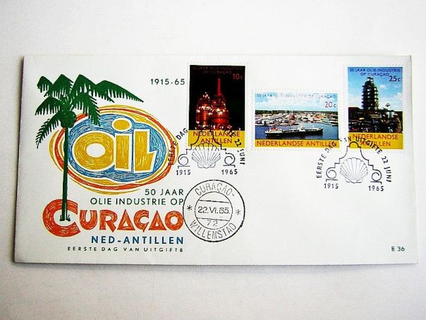 1965 Vijftig jaar Olie industrie Ned Ant - (5632)